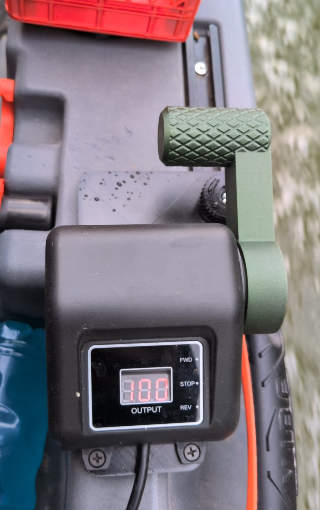 Bridea Speed Controller throttle mount.